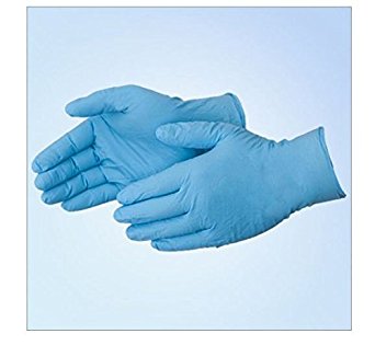 Blue Nitrile 8 Mil Industrial Gloves, LP, XL, 500/case