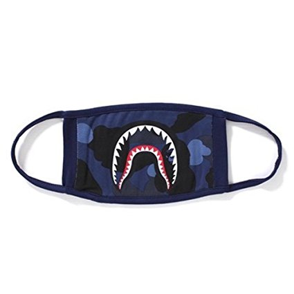 1 PackCamping First Aid Kits Shark Face Mask (purple) (blue)