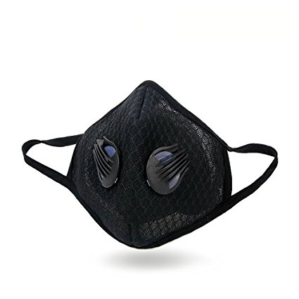 Breath Easy Pollution Mask Military Grade Anti Pollution Mask with Adjustable Nose Piece and a Washable Respirator N99 Air Filter Mask Anti Dust Breathing Mask