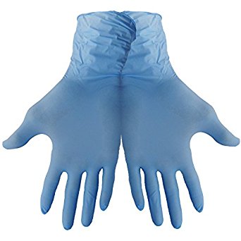 Global Glove 705PF Nitrile Glove, Disposable, Powder Free, 5 mils Thick, 9
