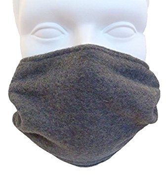 Cold Weather Face Mask -Fleece Face Mask - Charcoal Gray - 2 Pack Deal!