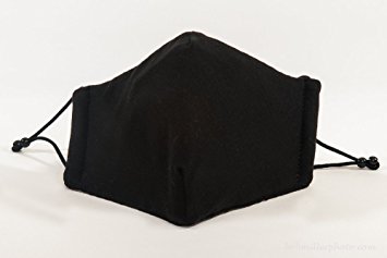 Dust, Flu and Cold Weather M11 Fleece Mask - Black