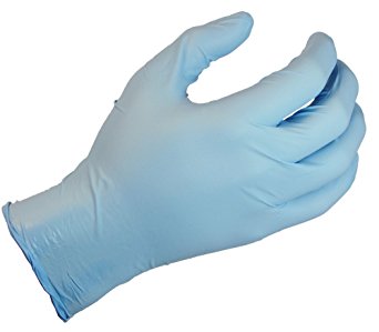 SHOWA N-Dex 7005PF Disposable Nitrile Glove, Powder Free, X-Small (Pack of 100)