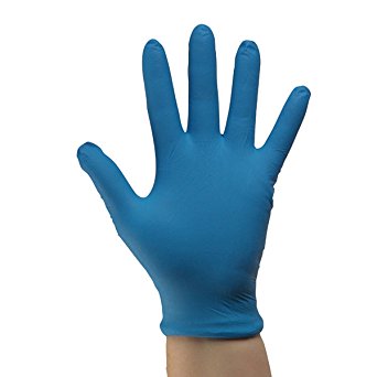 UltraSource 441230-2XL Disposable Nitrile Gloves, 6 mil, Powder Free, 2X-Large, Blue (Pack of 100)