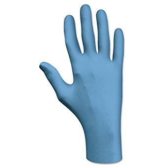 SHOWA 7500PFXL Best Disposable Nitrile Gloves, Powder-Free, 4 mil, X-Large, Blue