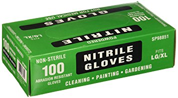 Gam Paint Brushes Nitrile Gloves, Large/Extra-Large, 100-Count